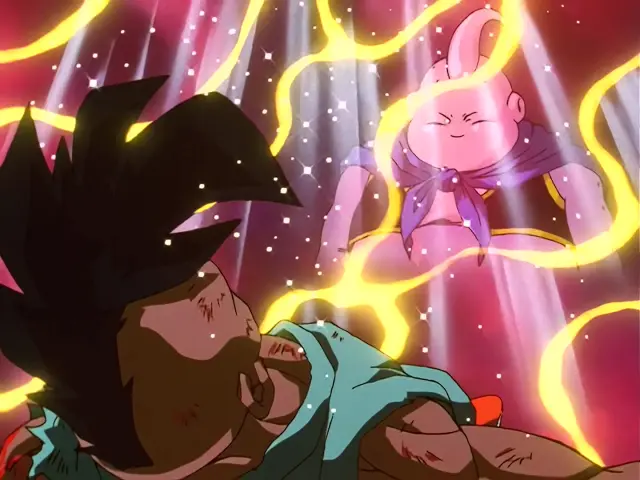Super Uub nace tras el sacrificio de Majin Buu en el episodio 32 de Dragon Ball GT