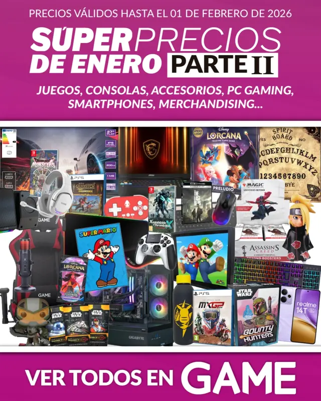 Súper Precios de Enero Parte II en GAME