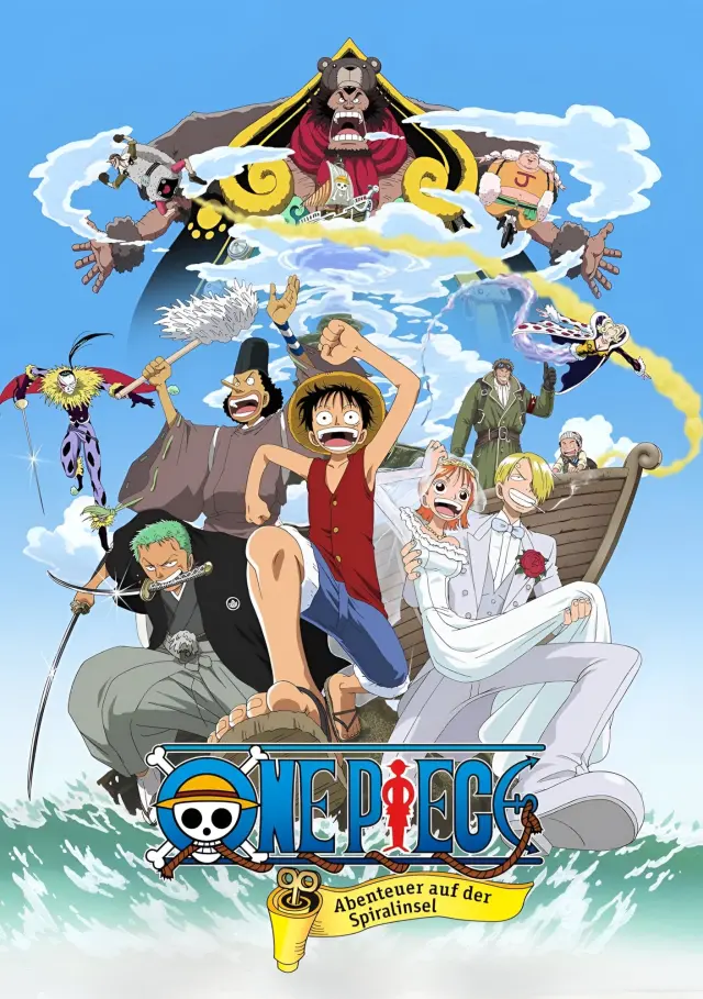 Póster de One Piece: Aventura en la Isla Engranaje