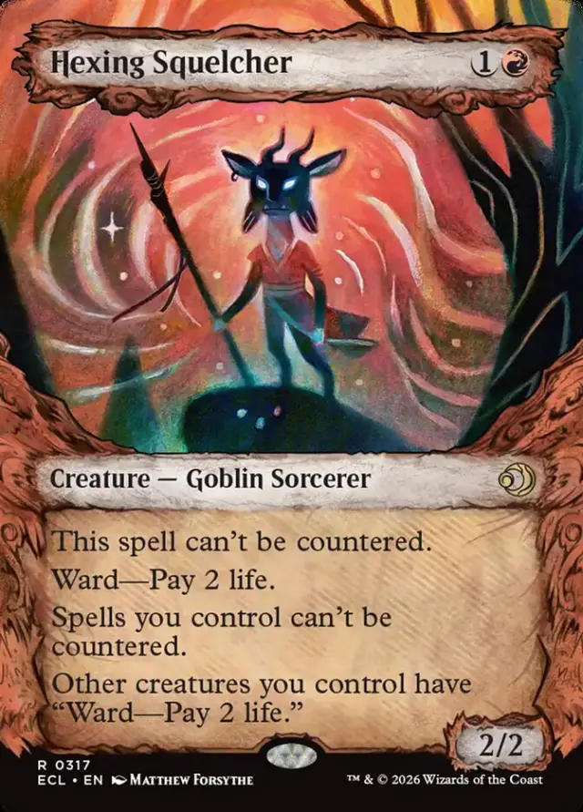 Magic Lorwyn Eclipsado - Hexing Squelcher