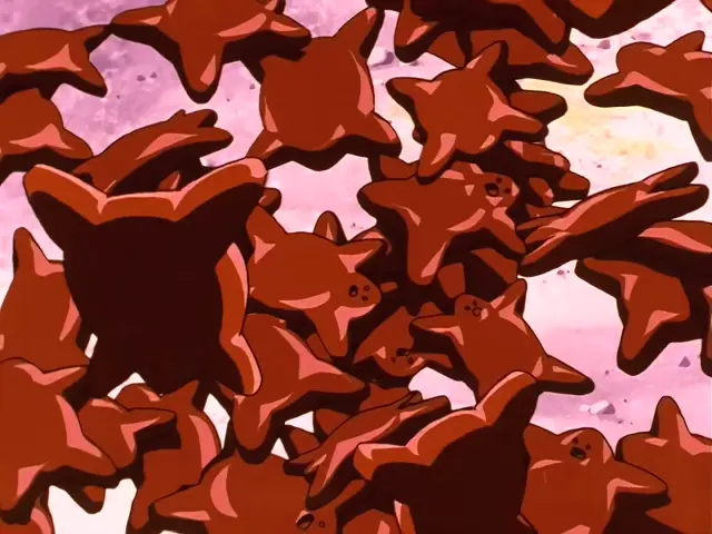 Terrícolas convertidos en chocolate en Dragon Ball GT