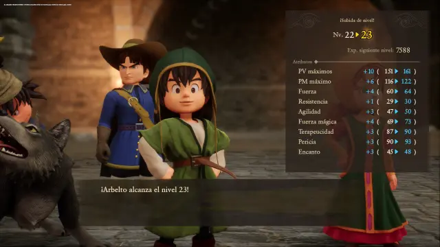 Atributos en Dragon Quest VII Reimagined