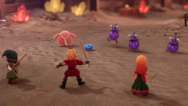 Combate en Dragon Quest VII Reimagined