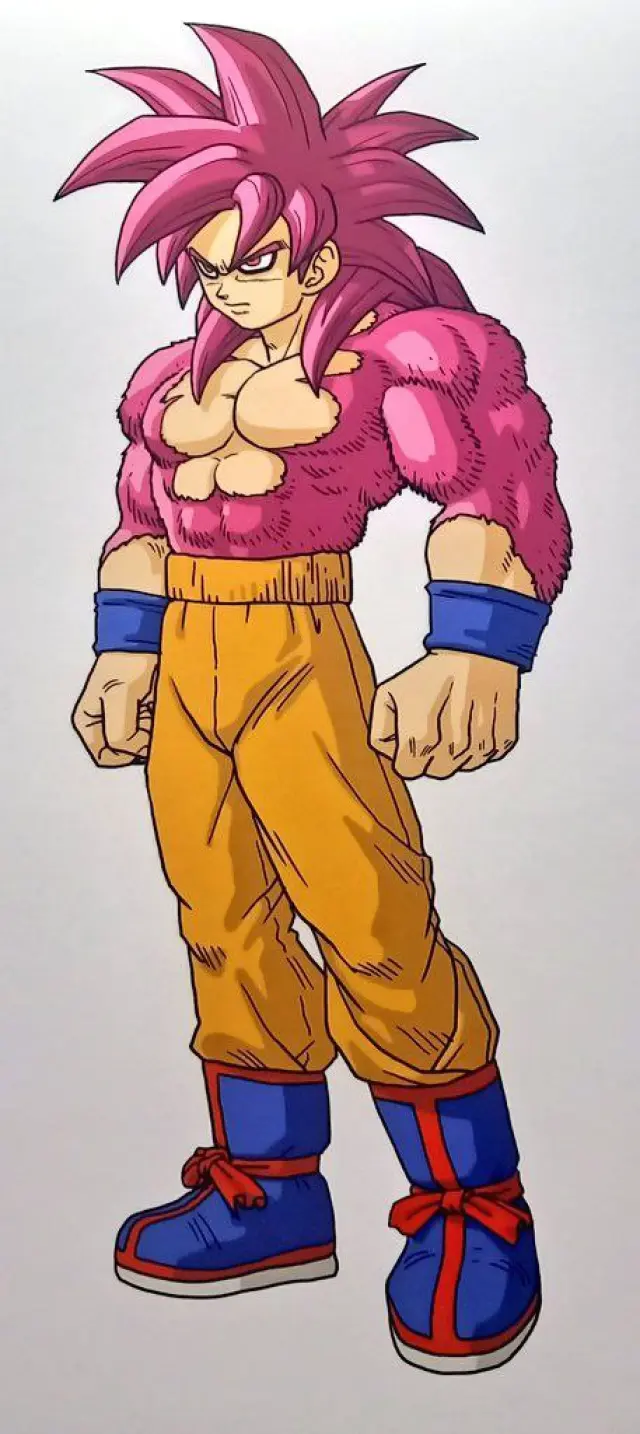 Goku Super Saiyan 4 de Dragon Ball Daima dibujado por Akira Toriyama
