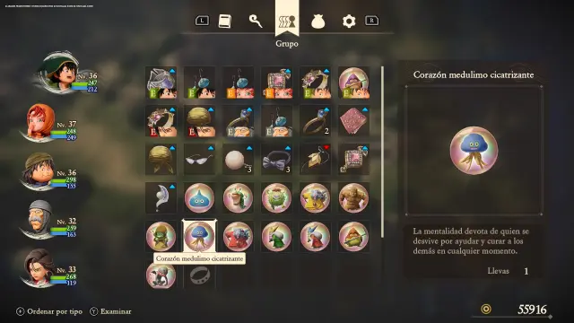 Corazón de Medulino Cicatrizante - Dragon Quest VII Reimagined