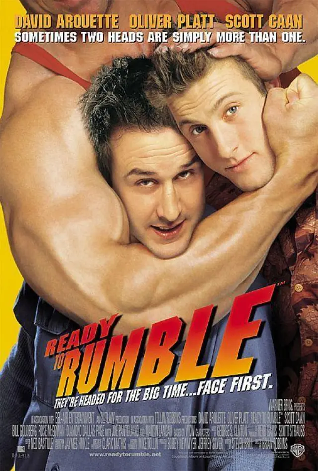 Cartel de Listos para luchar (2000) con David Arquette