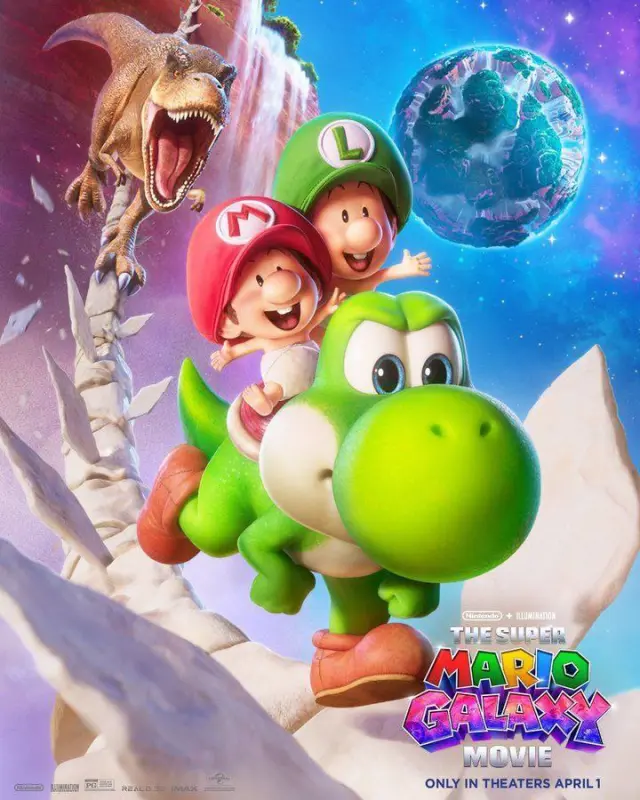 Los 7 nuevos pósteres de la Super Mario Galaxy: La película