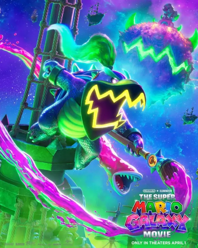 Los 7 nuevos pósteres de la Super Mario Galaxy: La película