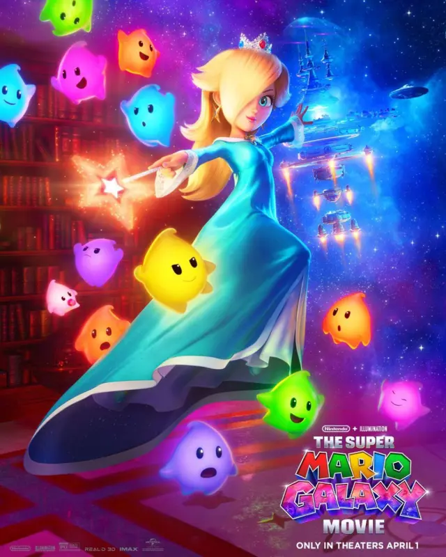 Los 7 nuevos pósteres de la Super Mario Galaxy: La película