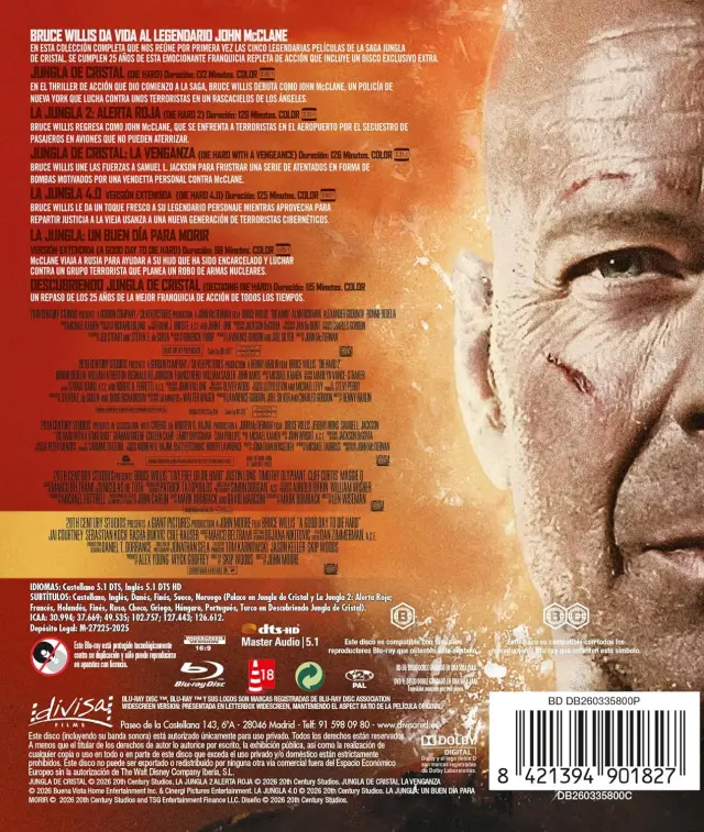El nuevo pack en Blu-ray de Jungla de cristal
