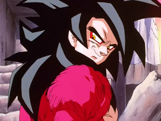 El imponente Super Saiyan 4 del episodio 35 de Dragon Ball GT