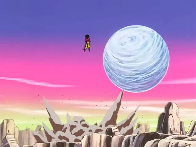 El imponente Super Saiyan 4 del episodio 35 de Dragon Ball GT