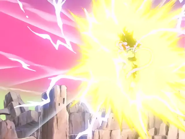 El imponente Super Saiyan 4 del episodio 35 de Dragon Ball GT