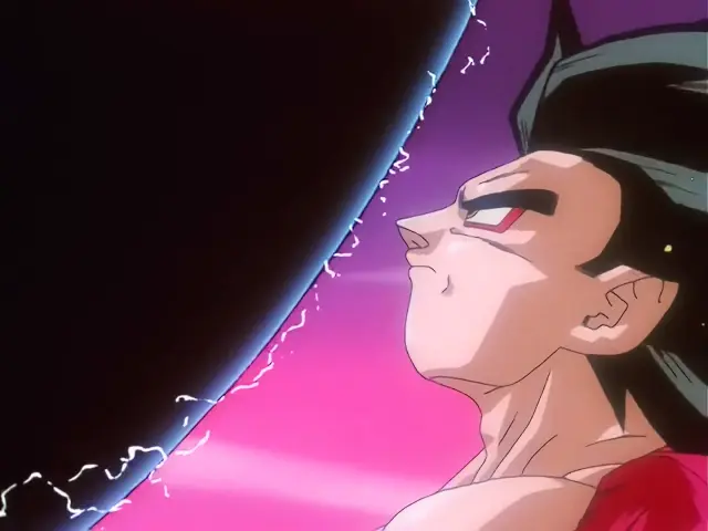 La brutal paliza que le propinó Goku Super Saiyan 4 a Vegeta Baby en Dragon Ball GT
