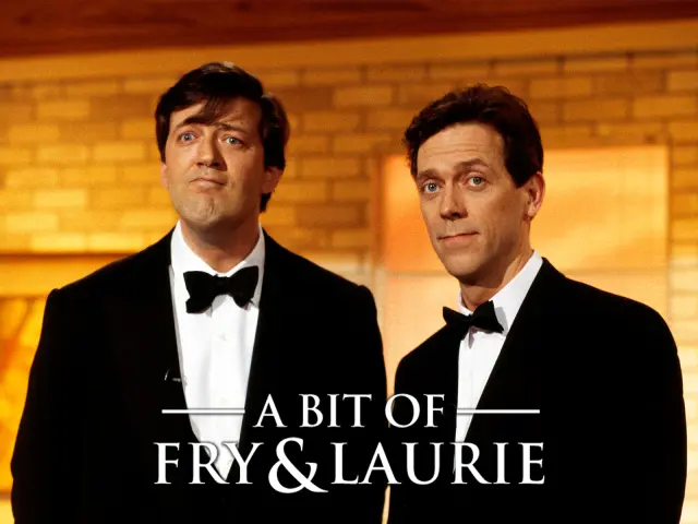 Stephen Fry y Hugh Laurie en A Bit of Fry and Laurie