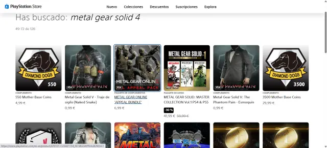 Konami retira MGS4 de PS Store