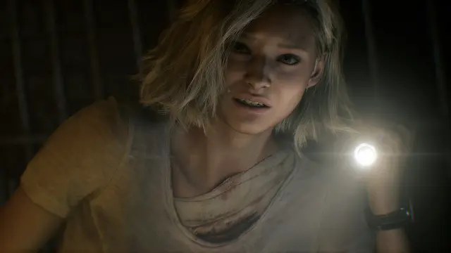 Grace pasa parte de su aventura investigando a oscuras