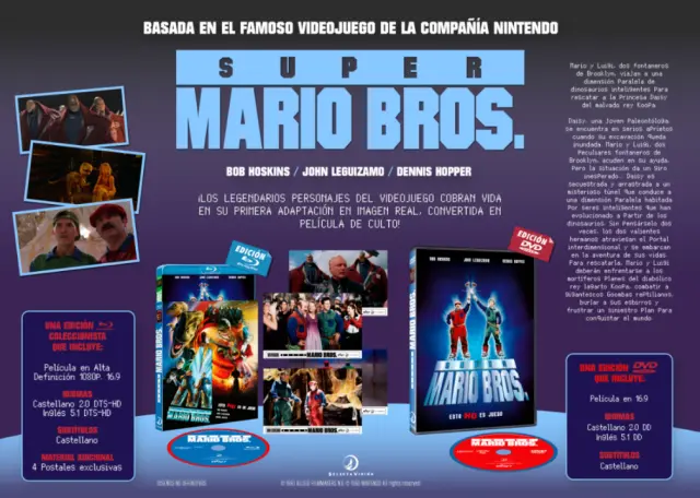 La nueva edición del live-action de Super Mario Bros. en formato físico