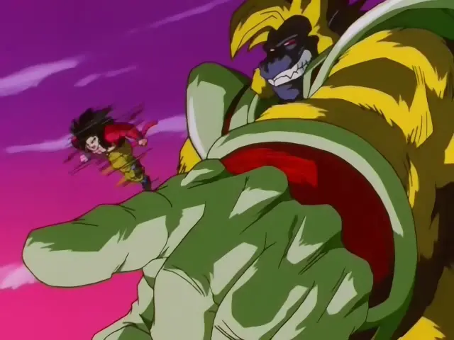 Ohzaru Baby ataca lo que Goku más quiere en Dragon Ball GT