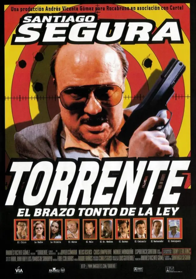 Cartel de Torrente, el brazo tonto de la ley (1998)