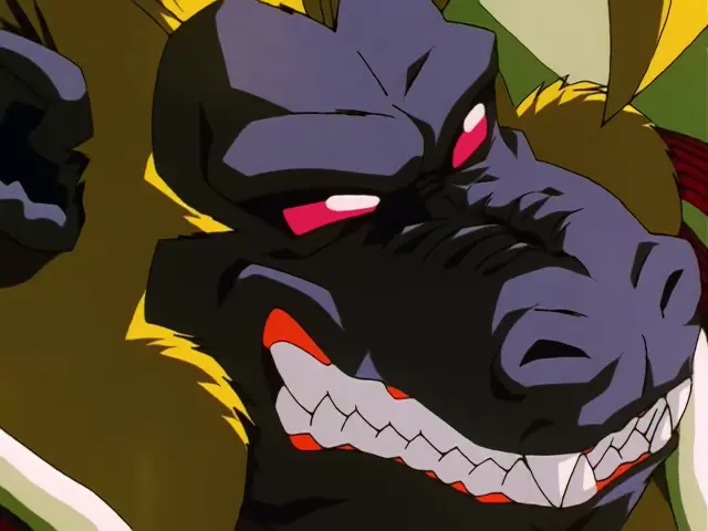 El doble KO de Goku Super Saiyan 4 y Ohzaru Baby en Dragon Ball GT