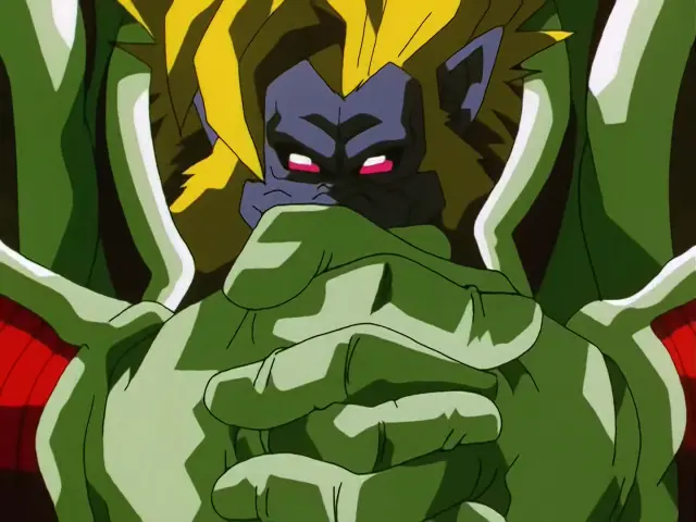 El doble KO de Goku Super Saiyan 4 y Ohzaru Baby en Dragon Ball GT