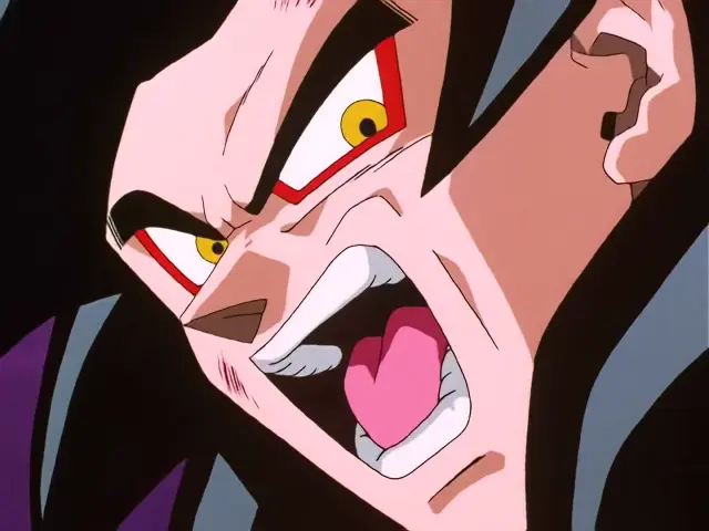 El doble KO de Goku Super Saiyan 4 y Ohzaru Baby en Dragon Ball GT