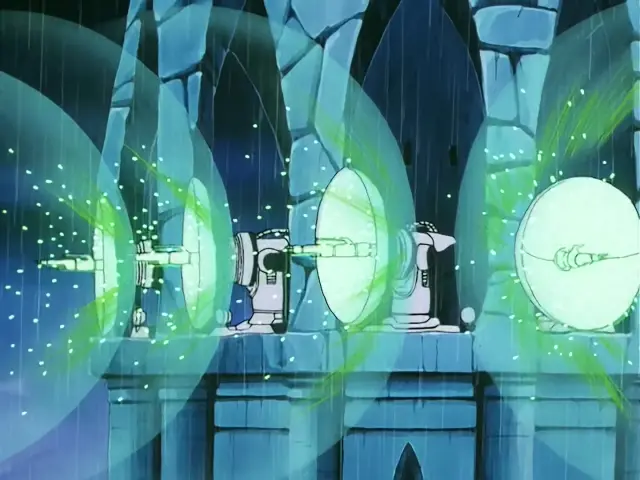 Bulma reanima a Ohzaru Baby con un extra de ondas brut