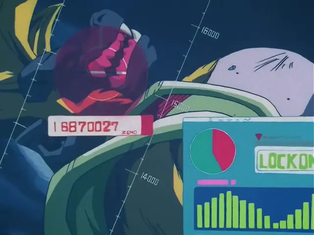 Bulma reanima a Ohzaru Baby con un extra de ondas brut