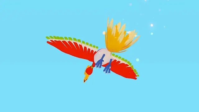 Ho-Oh en Pokémon Pokopia