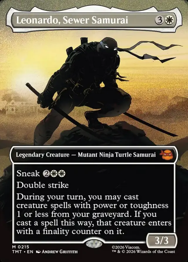 Magic Tortugas Ninja - Leonardo Sewer Samurai