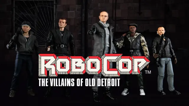 Las figuras de la banda de Detroit que destrozó a Alex Murphy en RoboCop