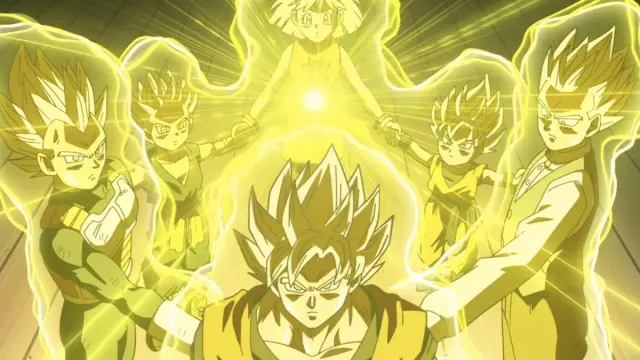 El ritual del Super Saiyan God de Dragon Ball Super