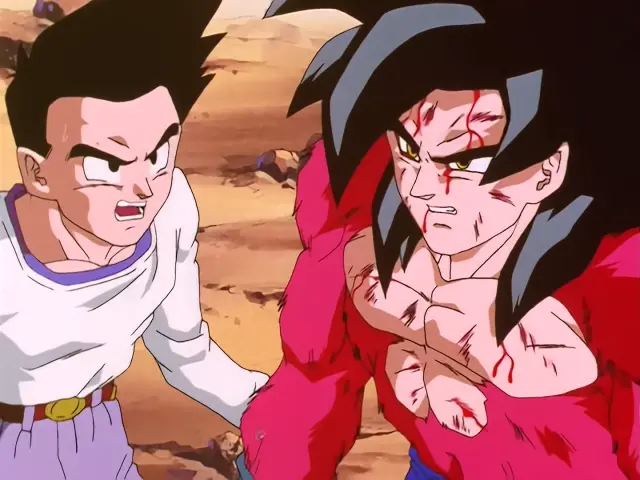 Goku y Pan son salvados por los Guerreros Z de la muerte