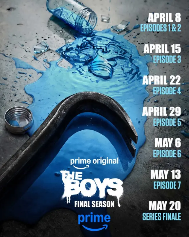 Calendario de los episodios de la temporada final de The Boys