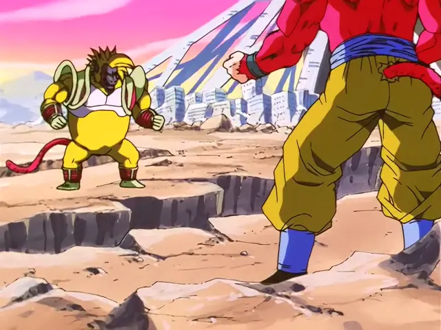 El error de color de Ohzaru Baby en Dragon Ball GT