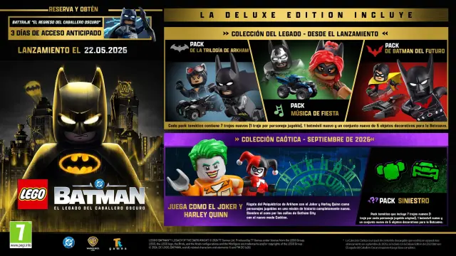 Ediciones de LEGO Batman Legacy of the Dark Knight