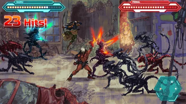 Arte conceptual de una nueva recreativa de Alien vs Predator
