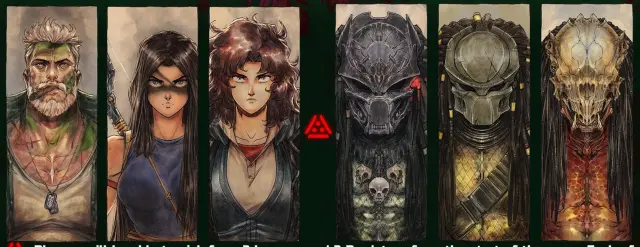 Arte conceptual de una nueva recreativa de Alien vs Predator