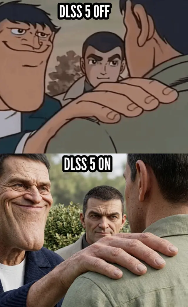 Memes sobre el DLSS 5 de Nvidia