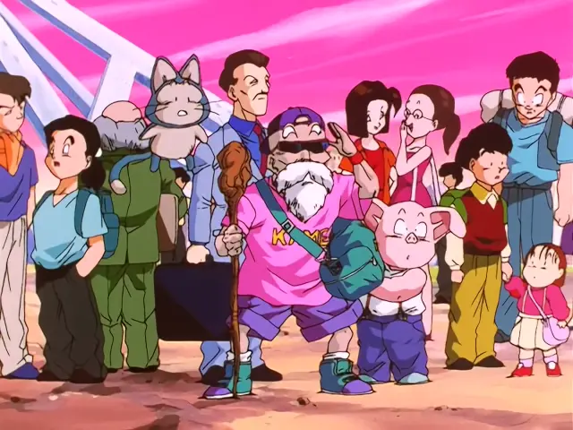 La evacuación de la humanidad hacia el planeta Tsufur en Dragon Ball GT