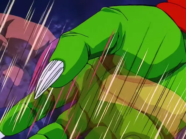 Piccolo salva a Goku de una muerte segura en Dragon Ball GT