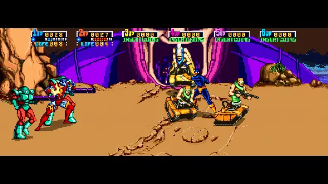 X-Men The Arcade Game en modo panorámico