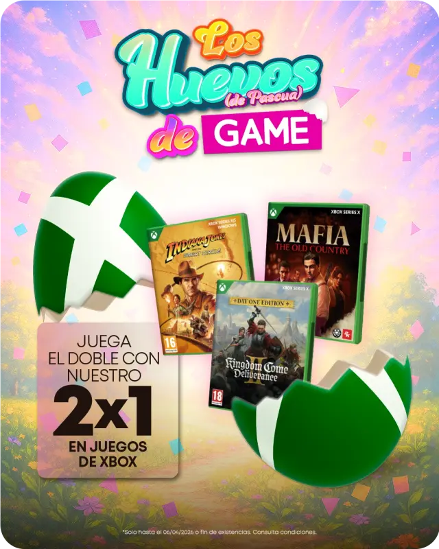 La mejor promo del Especial Huevos de Pascua de GAME ha sido el 2x1 en juegos de Xbox:¡menuda locura!