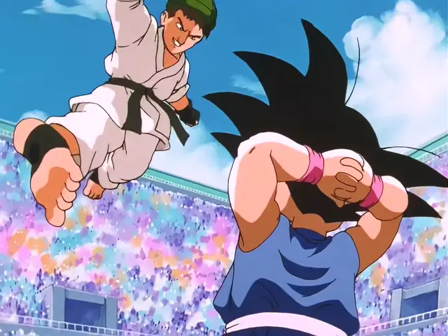 Goku y Pan se lucen en el Tenkaichi Budokai de Dragon Ball GT