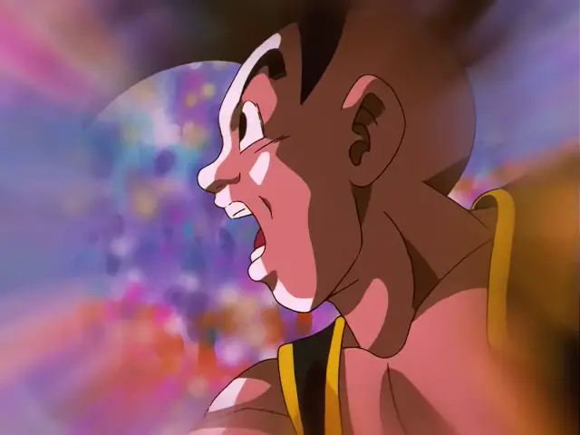 Super Uub se deja ganar en el Tenkaichi Budokai para que Mr. Satán no se retire