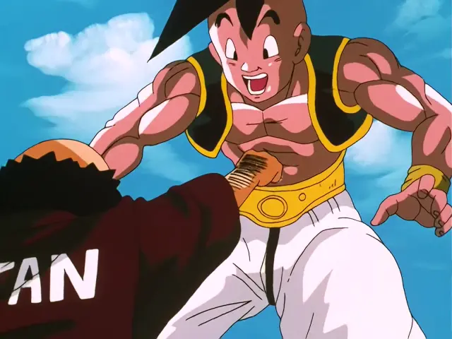 Super Uub se deja ganar en el Tenkaichi Budokai para que Mr. Satán no se retire