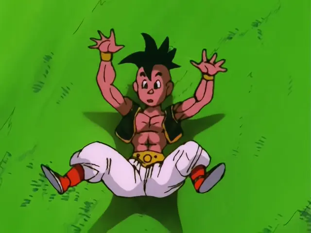 Super Uub se deja ganar en el Tenkaichi Budokai para que Mr. Satán no se retire
