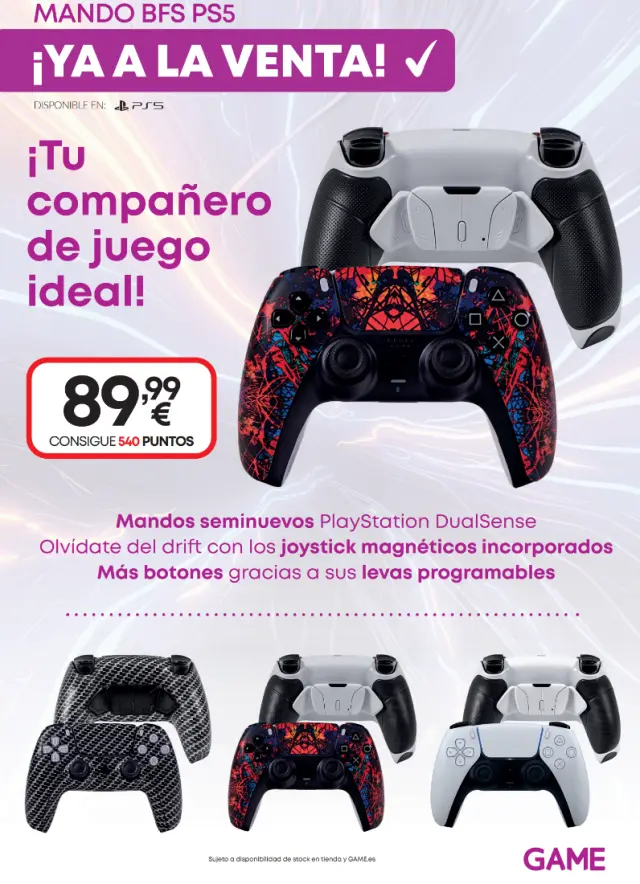 Mando BFS PS5 Seminuevo en GAME