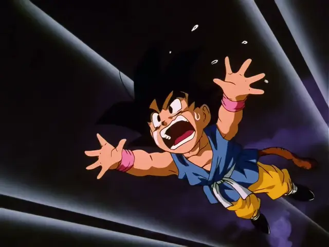 Goku se encuentra con Freezer y Cell en el infierno en Dragon Ball GT